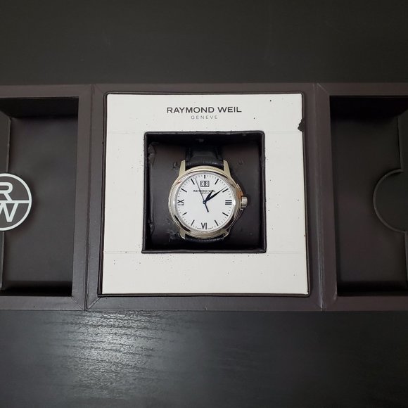 Watch Man Raymond Weil Tradition 5576-ST-00307 Leather/Black - Picture 2 of 7